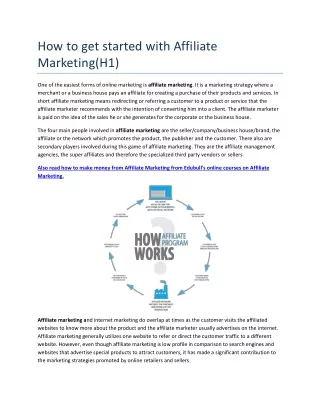 how to get started with affiliate marketing h1