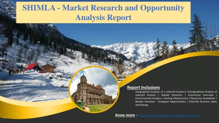 shimla market research and opportunity analysis