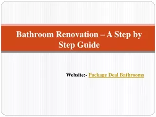 9 Step By Step Guide Bathroom Renovation