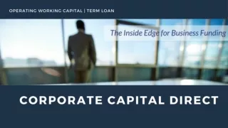 Corporate Capital Direct - Operating Working Capital | Term Loan