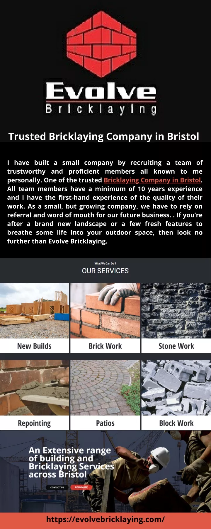 trusted bricklaying company in bristol