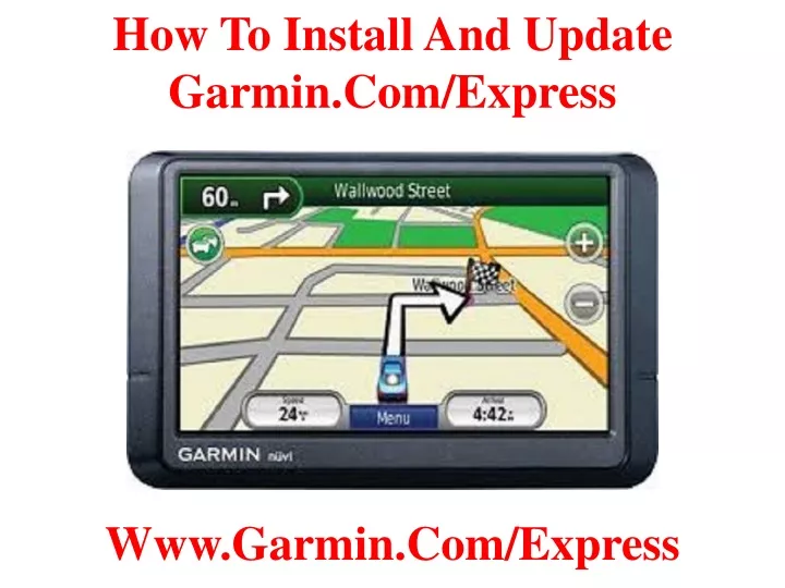 how to install and update garmin com express