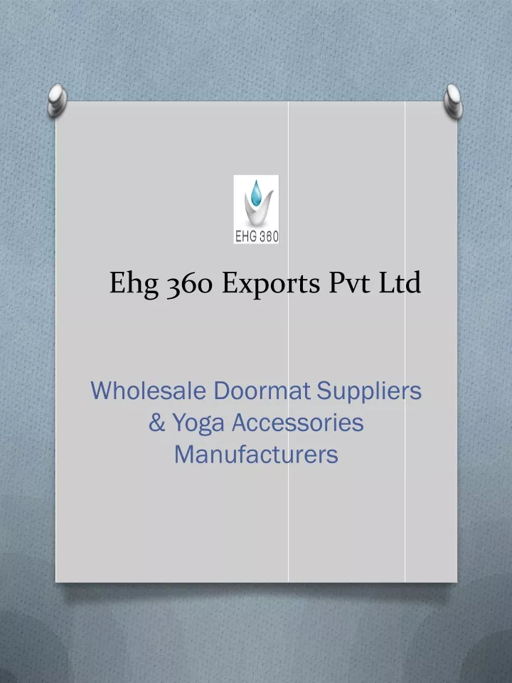 ehg 360 exports pvt ltd