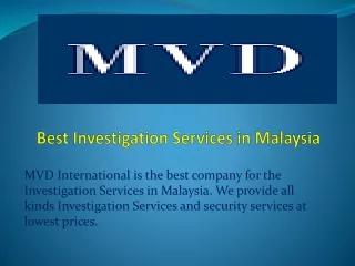 best investigation services in malaysia