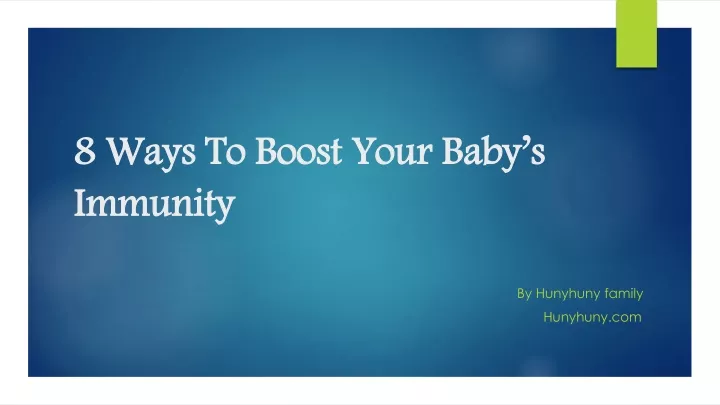 8 ways to boost your baby s immunity