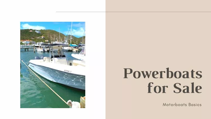 powerboats for sale