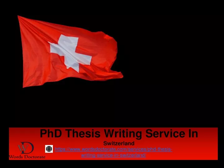 phd thesis writing service in switzerland
