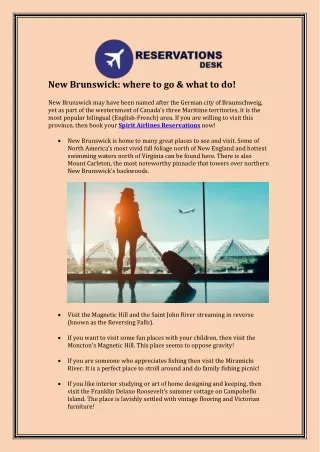 new brunswick where to go what