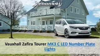 vauxhall zafira tourer mk3 c led number plate lights