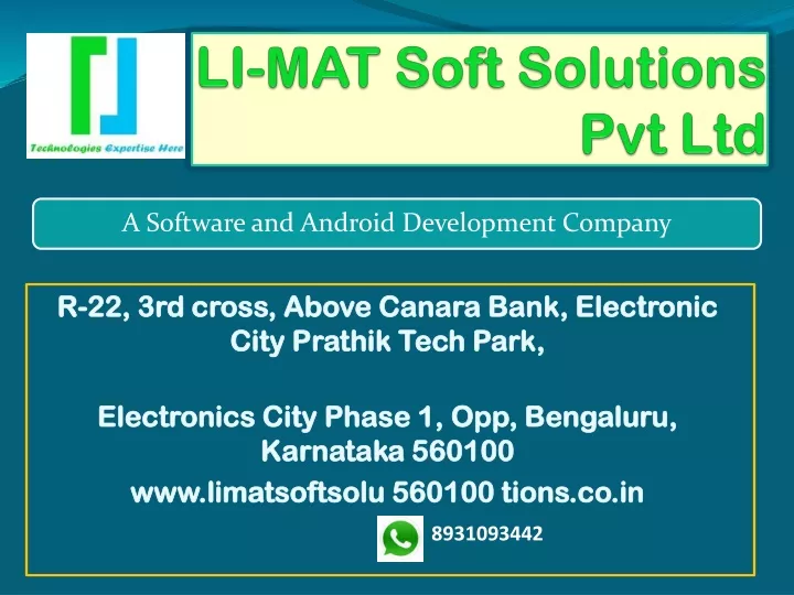 li mat soft solutions pvt ltd