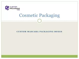cosmetic packaging