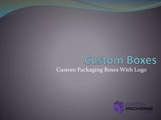 custom boxes