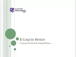 e liquid boxes