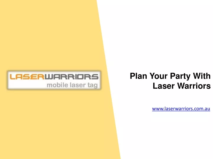 plan your party with laser warriors