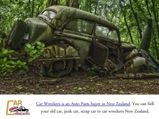 car wreckers is an auto parts buyer