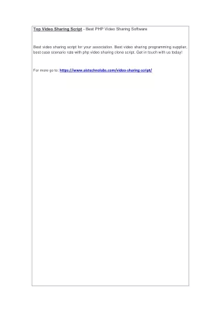 top video sharing script best php video sharing