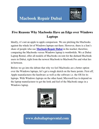 macbook repair dubai