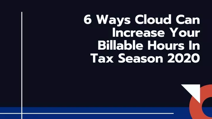 6 ways cloud can increase your billable hours