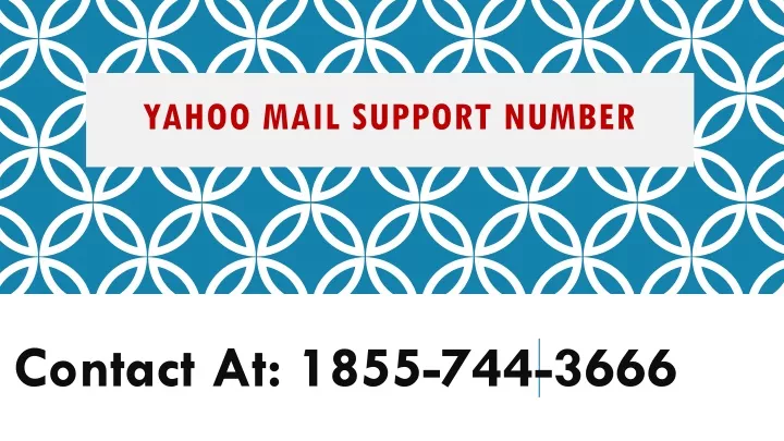 yahoo mail support number