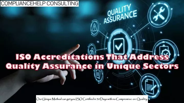 iso accreditations that address quality assurance