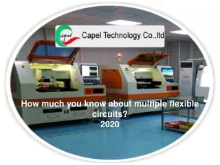 How much you know about multiple flexible circuits? 2020