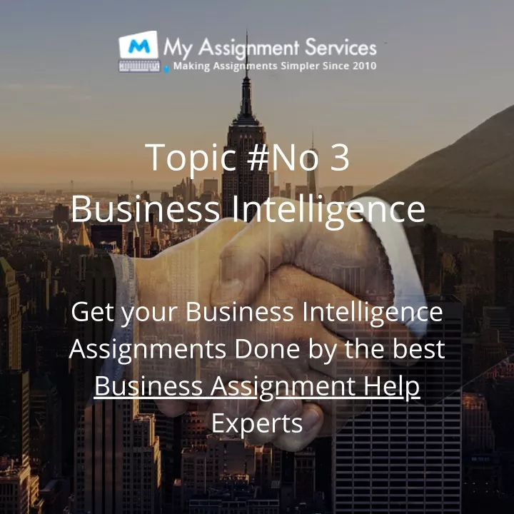 topic no 3 business intelligence