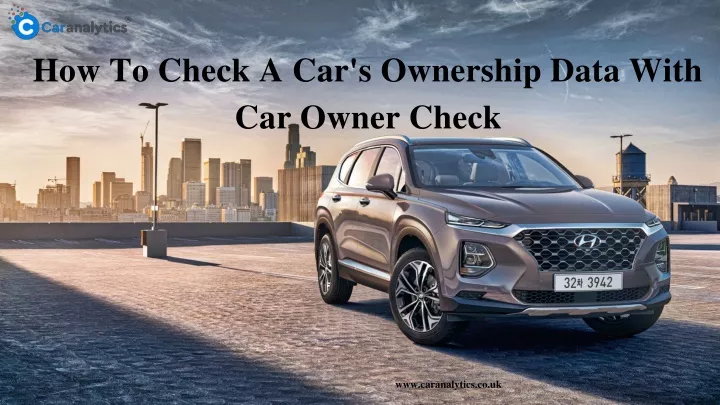 how to check a car s ownership data with