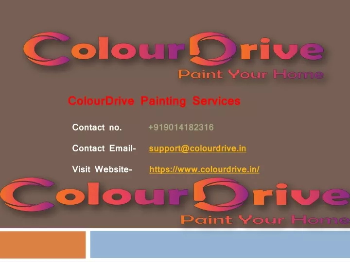 colourdrive painting services contact