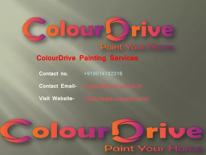 colourdrive painting services contact