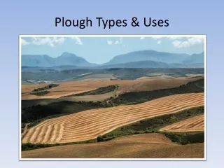 Plough Types & Uses