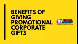 Benefits of Corporate giveaways