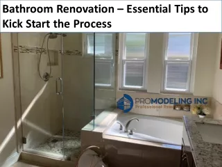 Bathroom Renovation – Essential Tips to Kick Start the Process
