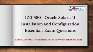 1z0 580 oracle solaris 11