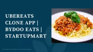 ubereats clone app bydoo eats startupmart