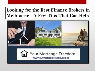 Looking for the best Finance Brokers in Melbourne - A Few Tips That Can Help