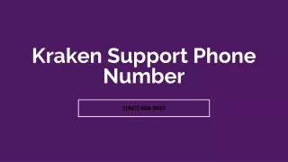 Kraken Support 【✇1(847) 868-3847✇】Phone Number