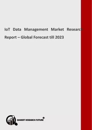 iot data management market research report global