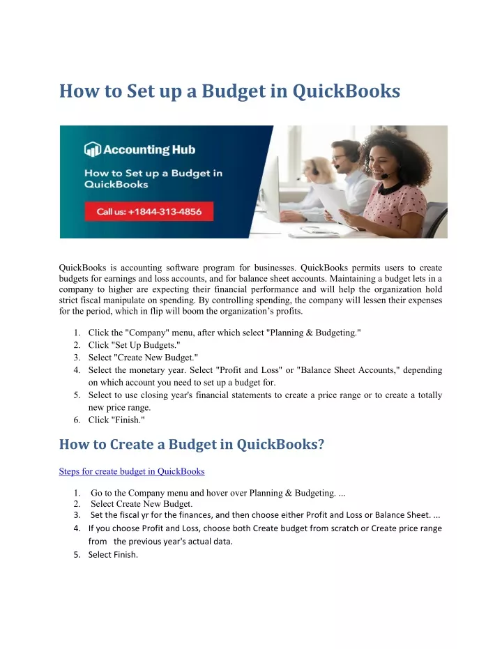 how to set up a budget in quickbooks