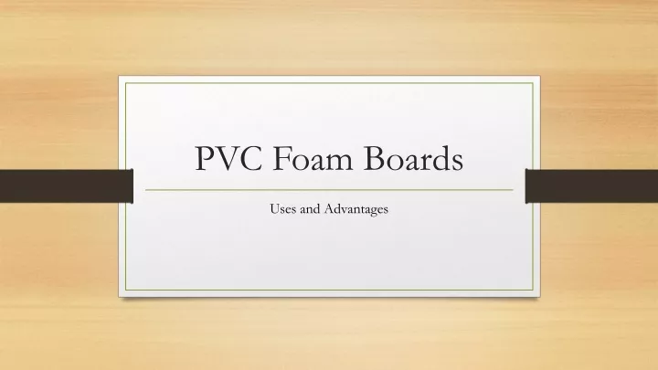 pvc foam boards