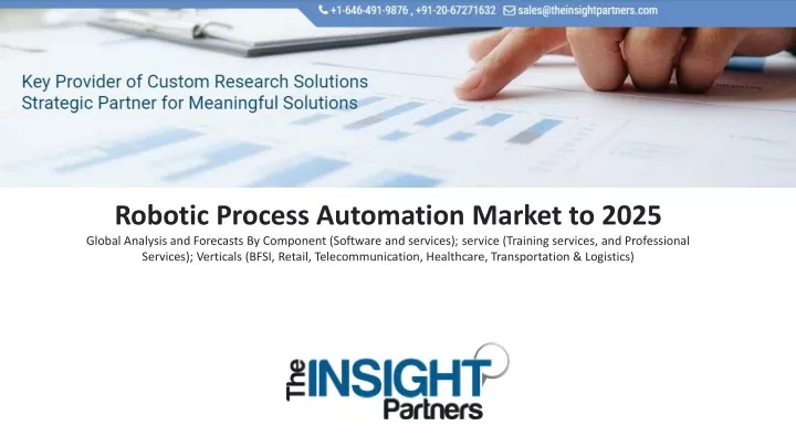 robotic process automation market to 2025 global