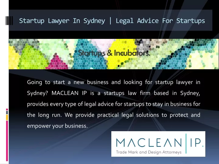 startup lawyer in sydney legal advice for startups