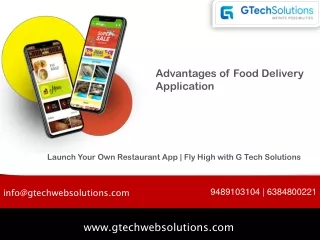 Benefits of Online Food Ordering Application for Restaurants | Advantages of Online Food Delivery System