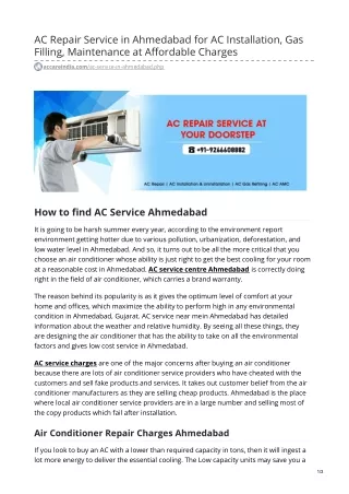 ac repair service in ahmedabad