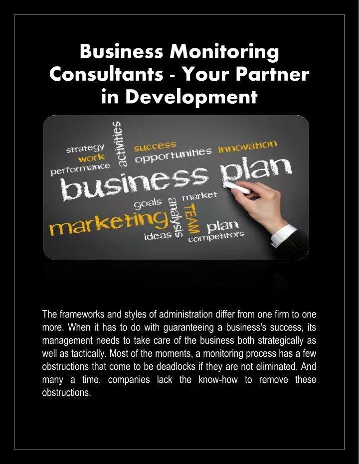business monitoring consultants your partner