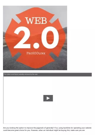 the video is not found possibly removed