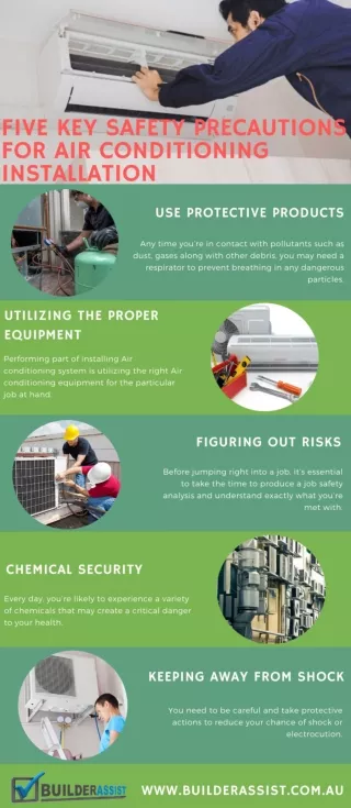 An Infographic on Air Conditioning Installation Safety Precautions