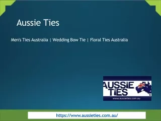 Shop Mens Ties Online | Aussie Ties