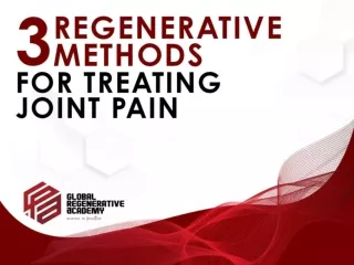 3 Regenerative Methods For Treating Joint Pain