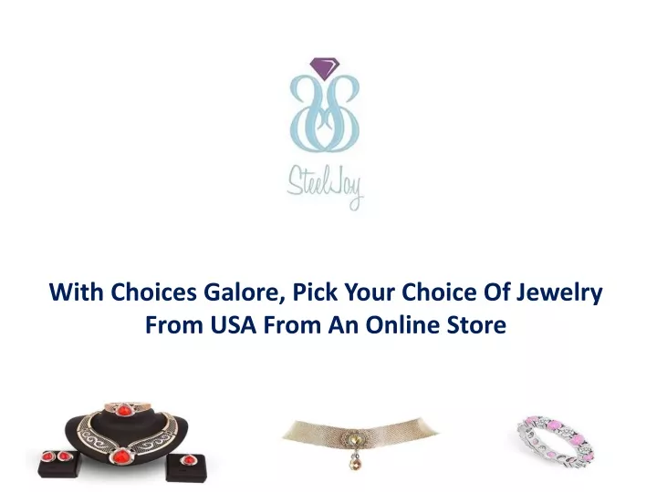 with choices galore pick your choice of jewelry