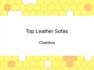 top leather sofas